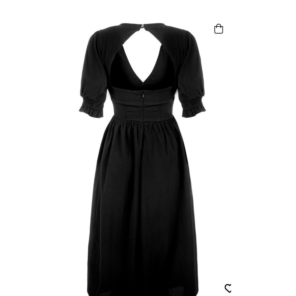 Disturbia Divination Textured Midi Dress